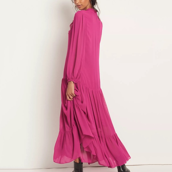 Anthropologie Farm Rio Culebra Ruffled Maxi Dress - Picture 2 of 6